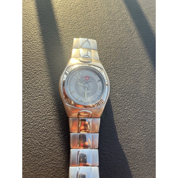 Used New Swiss Army Mens UNTESTED Stainless Steel Watch 2 PCs - Picture 13 of 13